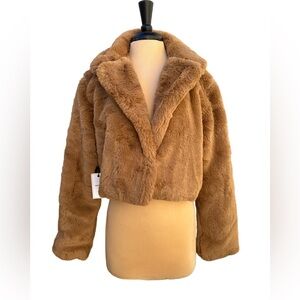 NWT Teddy style Faux Fur Jacket